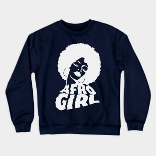 Afro Girl Crewneck Sweatshirt